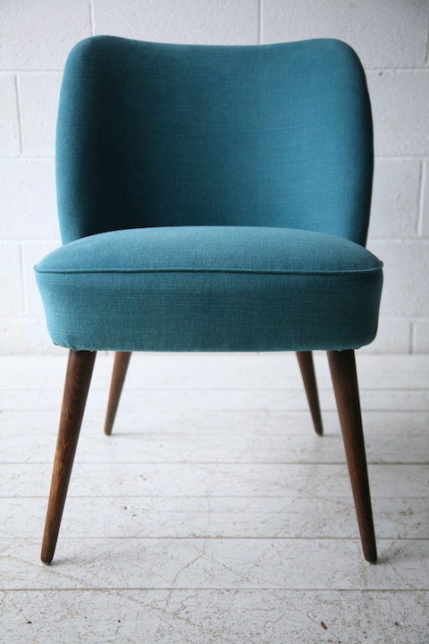 1950s Blue Side Chair by Casala