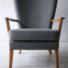 Howard Keith 1950s Grey Chair 3
