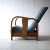 1930s Oak Slipper Chair