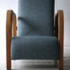 1930s Oak Slipper Chair3