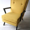 1950s Yellow Black Armchair 1