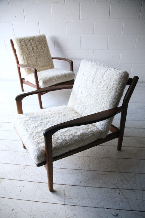 1960s Afromosia Lounge Chairs by Toothill