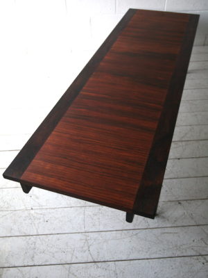 Large 1960s Rosewood Coffee Table by DUX Sweden