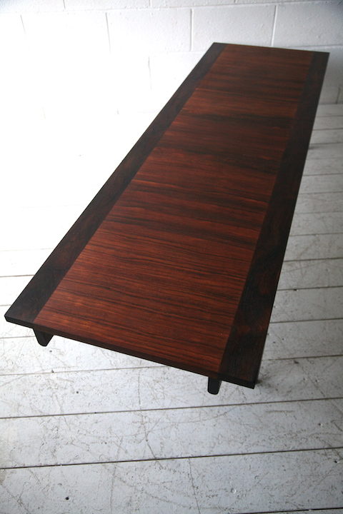 Large 1960s Rosewood Coffee Table by DUX Sweden