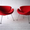 Pair of Orange Slice Chairs by Pierre Paulin for Artifort 1