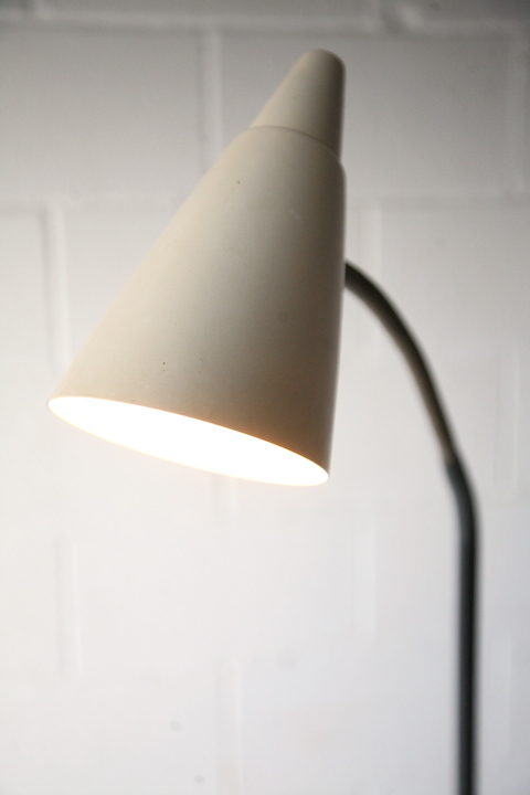 1950s Black & White Floor Lamp2