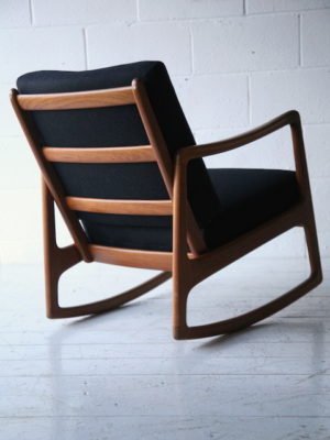 Danish Teak Rocking Chair by Ole Wanscher 5