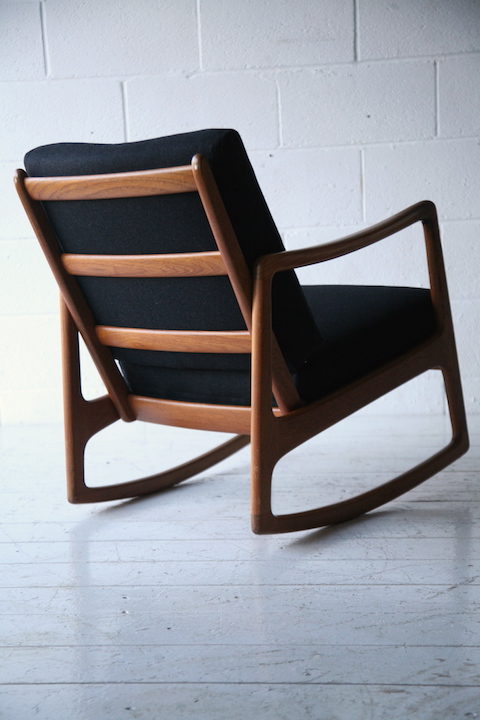 Danish Teak Rocking Chair by Ole Wanscher 5
