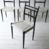 1950s Black White G Plan Dining Chairs