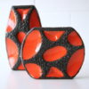 1960s Fat Lava Vases by Roth 3