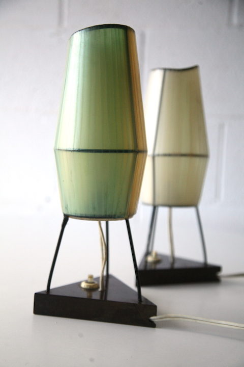 1950s Pair of Bedside Lamps
