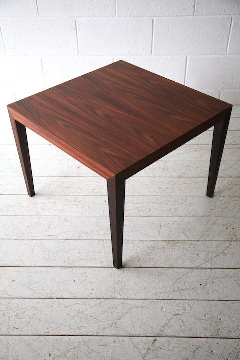 1950s Rosewood Coffee Table Severin Hansen for Haslev 1