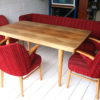 1950s Dining Table Chairs and Bench 3