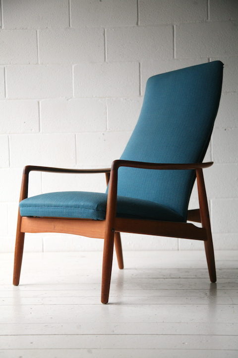 Vintage Reclining Lounge Chair by Alf Svensson