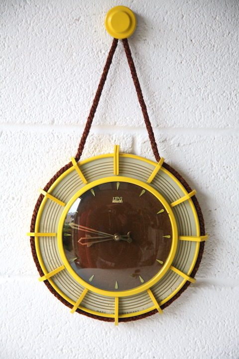 Vintage Wall Clock by UPG Halle