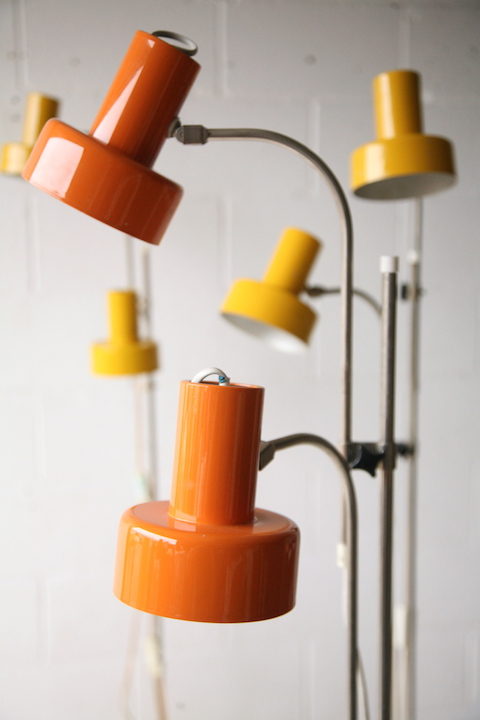 1970s-orange-yellow-double-floor-lamps