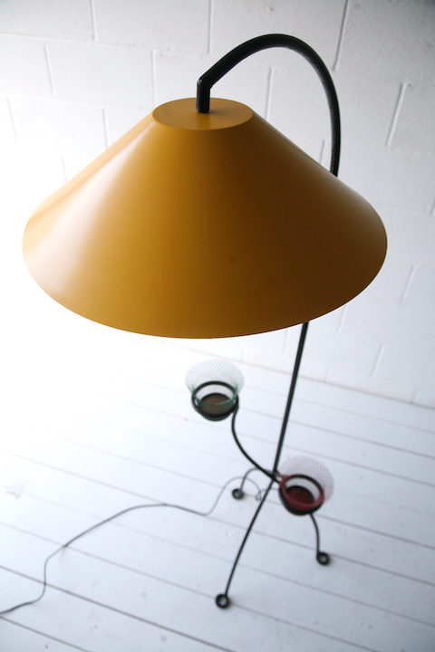 1950s Floor Lamp with Plant Stands 2