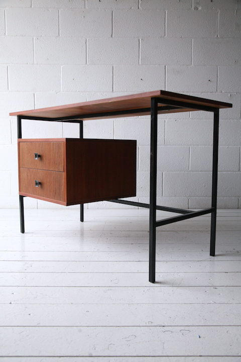 1950s Teak Desk by Pierre Guariche for Meurop 1