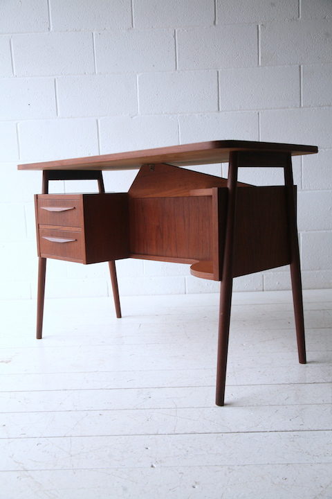 Vintage Danish 1970s Desk by G. Tibergaard 2 1