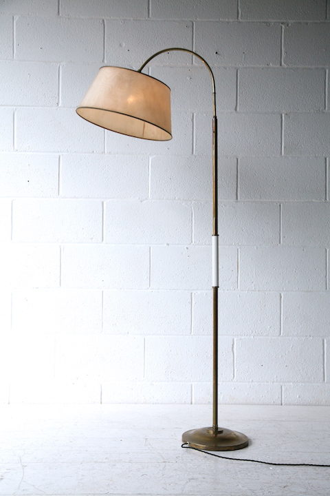 1950s Brass Floor Lamp