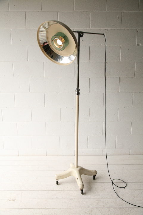 Large French Scialytique Medical Lamp