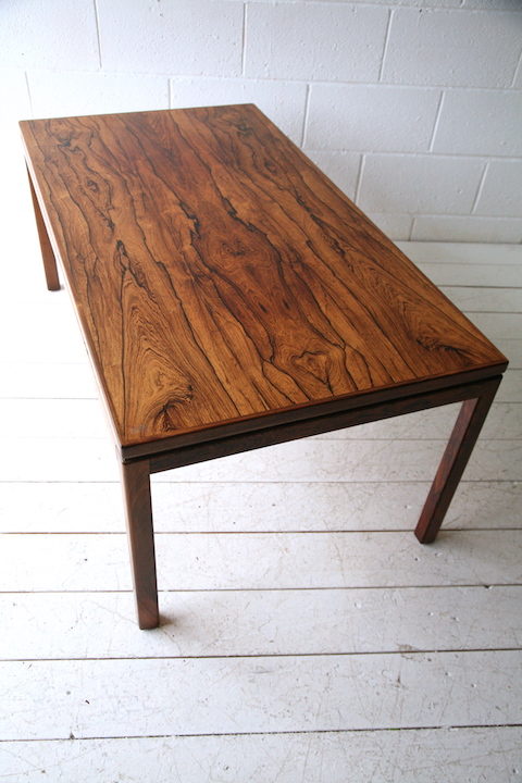 Vintage Rosewood Coffee Table by HMB Mobler Rorvik Sweden