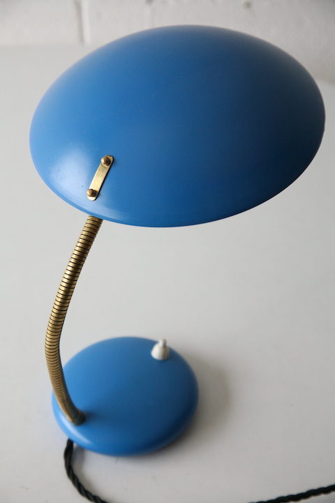 1950s Blue Desk Lamp 2