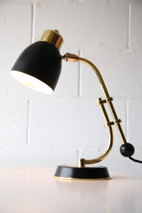 1950s Brass Desk Lamp 2