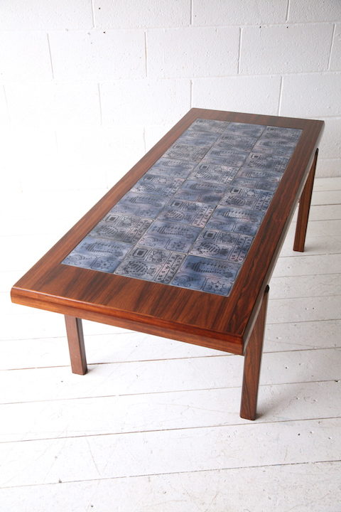 1960s Danish Rosewood Coffee Table by Arrebo Mobler