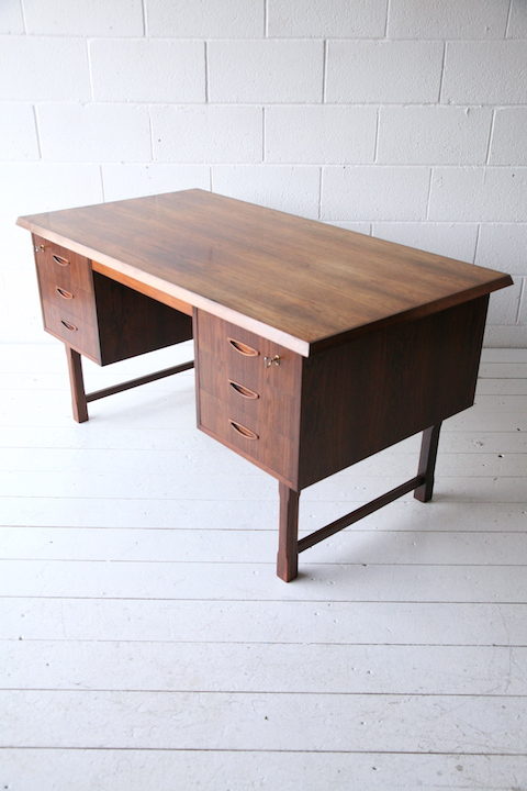 1960s Danish Rosewood Desk 2