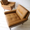 Pair of Danish Leather Armchairs by Skipper