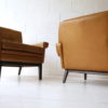 Pair of Danish Leather Armchairs by Skipper 2