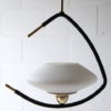 Vintage 1950s French Lunel Ceiling Light 3