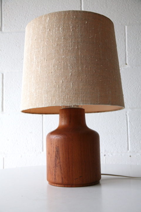 Vintage Teak Table Lamp 2