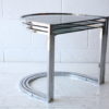 1970s Chrome and Smoked Glass Nest of Tables 2