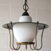 Black 1950s Lantern Ceiling Light 1