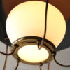 Black 1950s Lantern Ceiling Light 4
