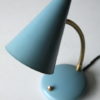 Small Blue 1950s Italian Lamp 1