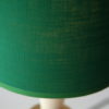 Vintage 1960s Table Lamp with Green Shade 2