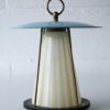 1950s Brass Glass Ceiling Light