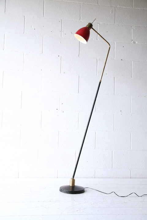Rare 1950s Floor Lamp by Monix Paris