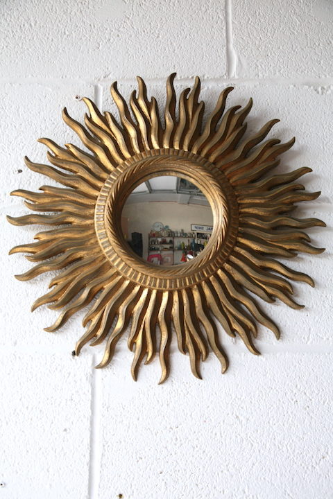 Vintage Sunburst Mirror 2