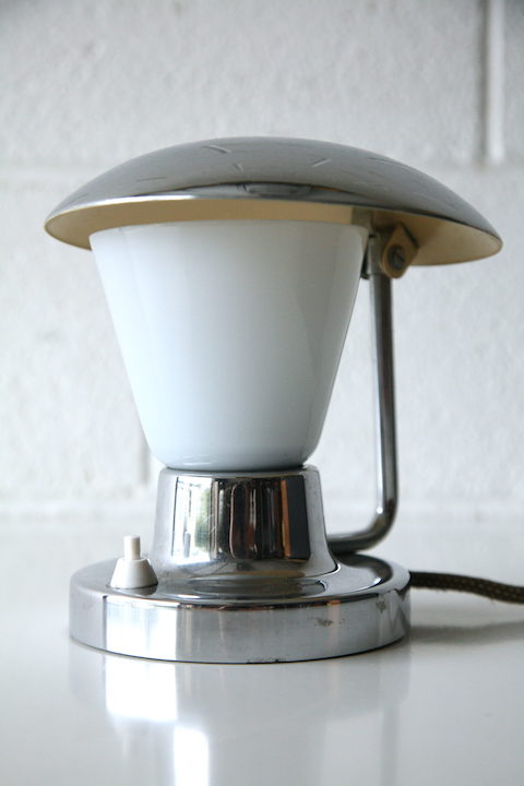 1930s Table Lamp by Napako Czechoslovakia 2 1