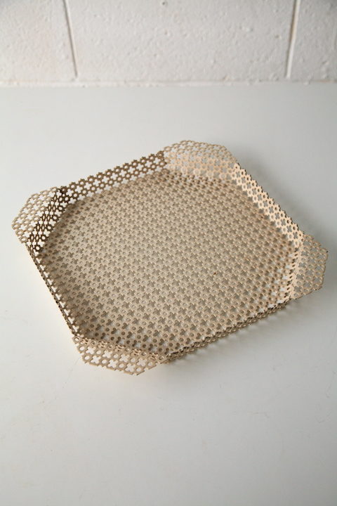 1950s Square French Tray by Mathieu Mategot 1