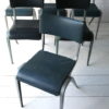 1950s Stacking Chairs by James Leonard for Esavian 1