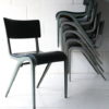 1950s Stacking Chairs by James Leonard for Esavian 2