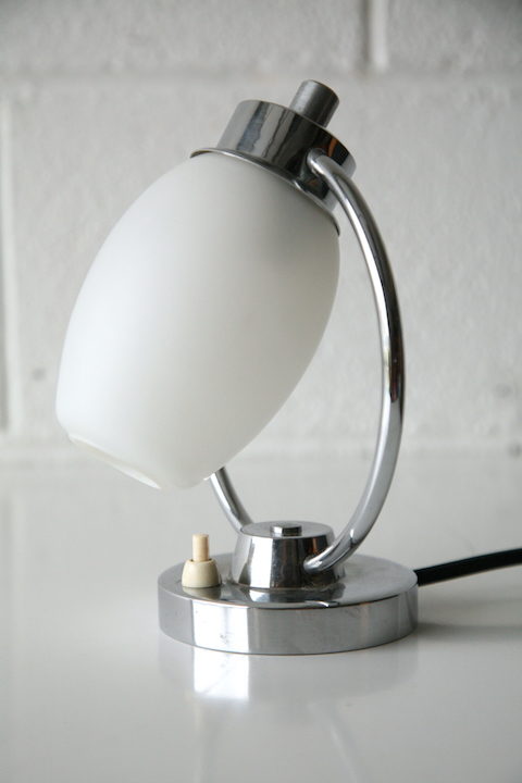 Art Deco Chrome Table Lamp 3