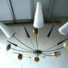 Large 1950s Chandelier by Arlus France 1