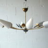 Large 1950s Chandelier by Arlus France 3