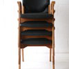 Rare Set of Bentwood Stacking Chairs by James Leonard 1